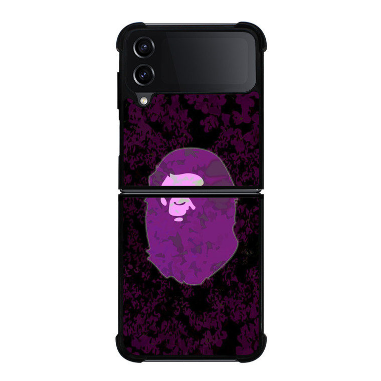BAPE LOGO VIOLET Samsung Galaxy Z FLip4 5G Case Cover