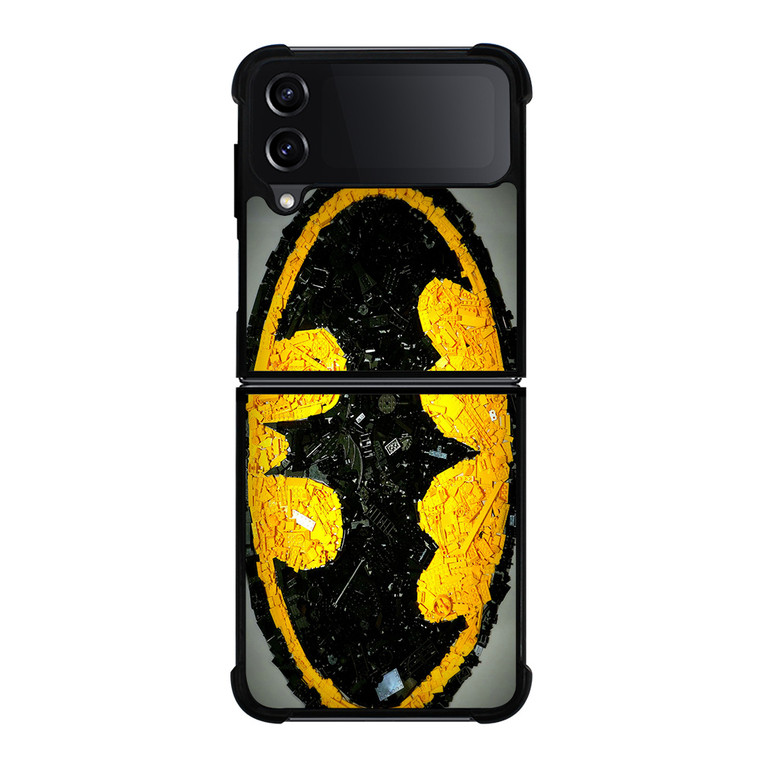 Batman Logo Black Yellow 2 Samsung Galaxy Z FLip4 5G Case Cover