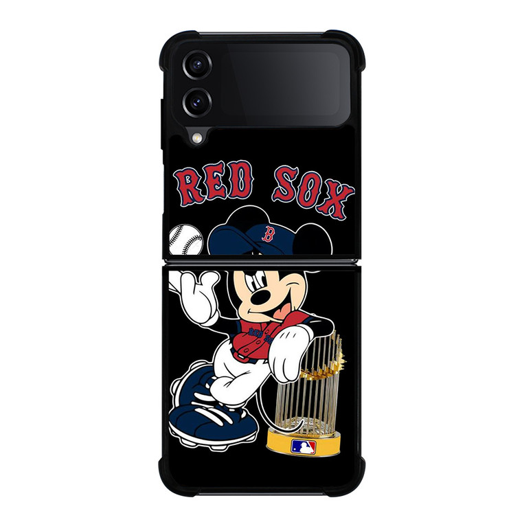 BOSTON RED SOX MICKEY MOUSE Samsung Galaxy Z FLip4 5G Case Cover