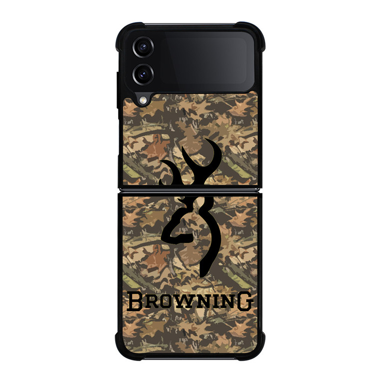 CAMO BROWNING LOGO Samsung Galaxy Z FLip4 5G Case Cover