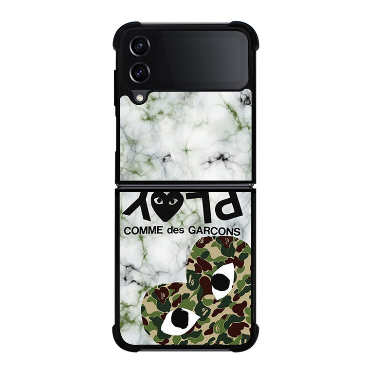 CAMO COMME DES GARCONS Samsung Galaxy Z FLip4 5G Case Cover CAMO COMME DES GARCONS Samsung Galaxy Z FLip4 5G Case Cover