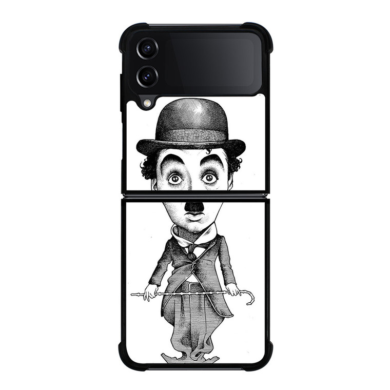 CHARLIE CHAPLIN CARTOON Samsung Galaxy Z FLip4 5G Case Cover