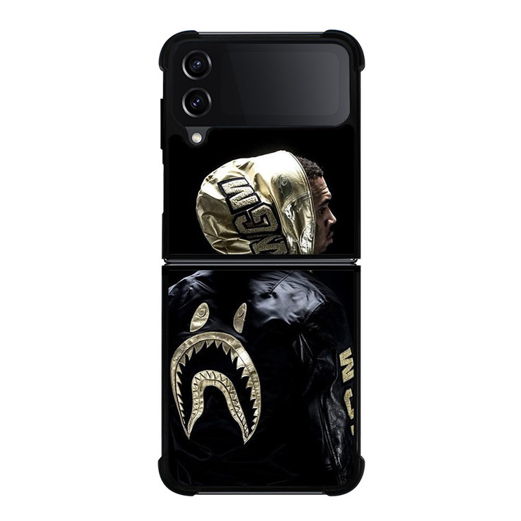 CHRIS BROWN BAPE Samsung Galaxy Z FLip4 5G Case Cover
