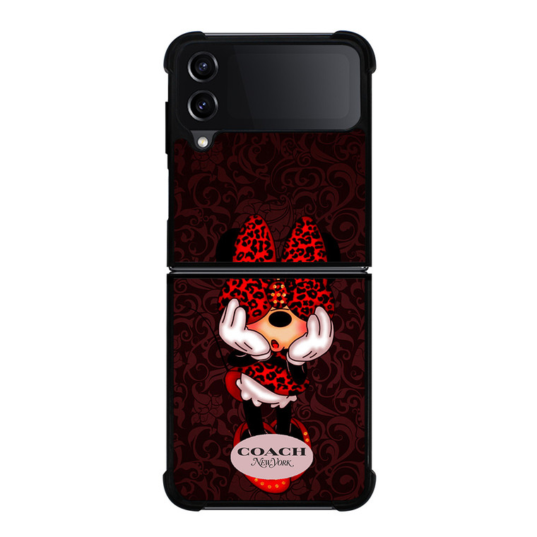COACH MINNIE MOUSE NEW YORK Samsung Galaxy Z FLip4 5G Case Cover
