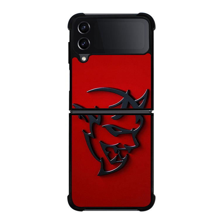 DODGE DEMON LOGO RED Samsung Galaxy Z FLip4 5G Case Cover