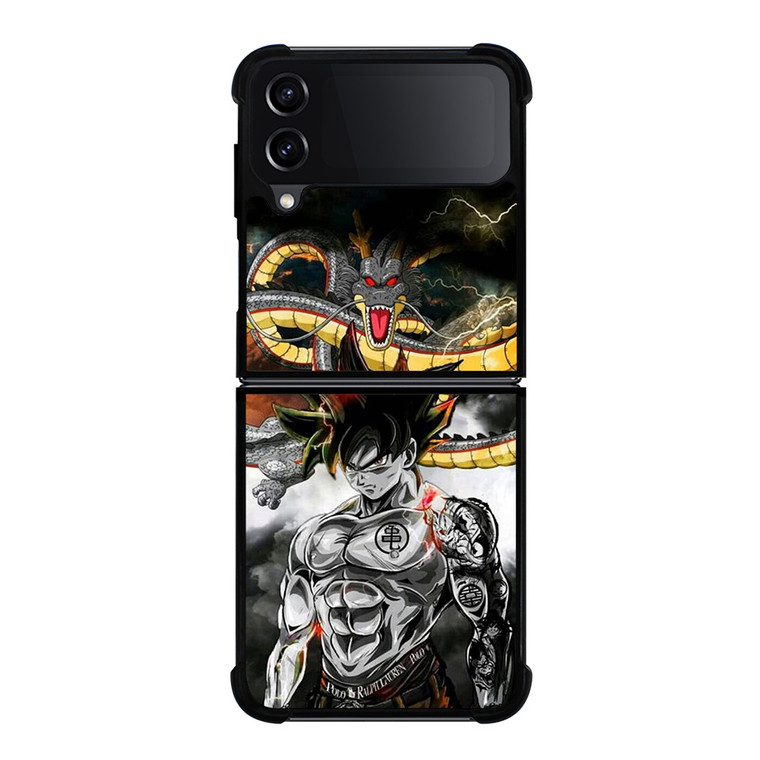 DRAGON BALL GOKU AND SHENRON Samsung Galaxy Z FLip4 5G Case Cover