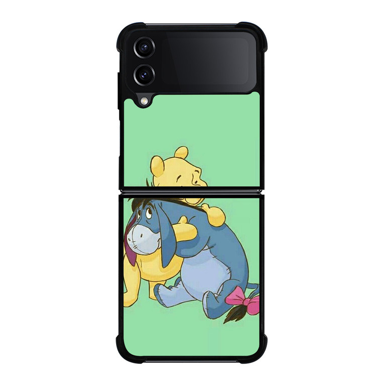 EEYOREE AND WINNIE THE POOH HUG Samsung Galaxy Z FLip4 5G Case Cover