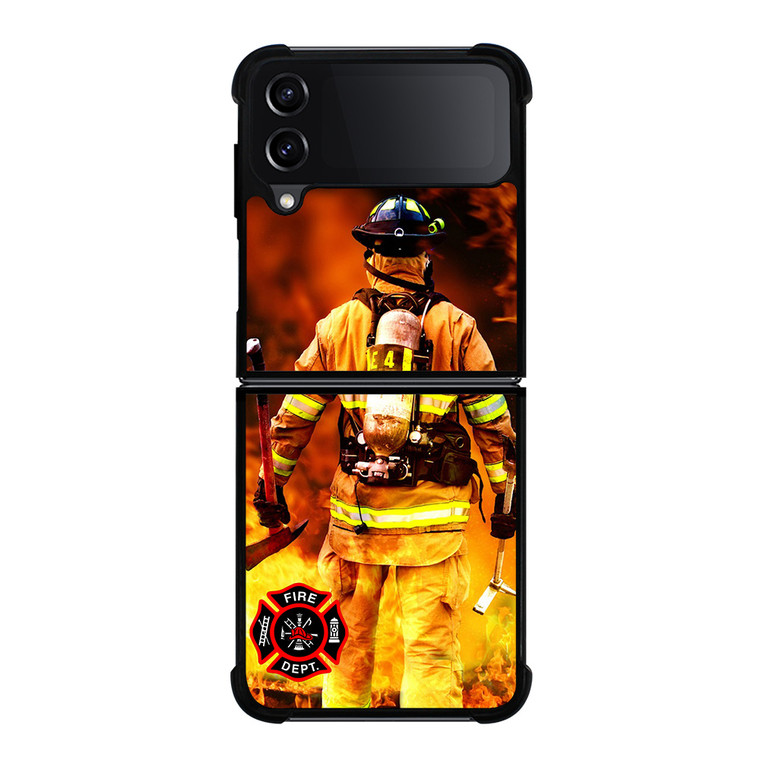 FIREFIGHTER FIREMAN DEPARTMENT Samsung Galaxy Z FLip4 5G Case Cover