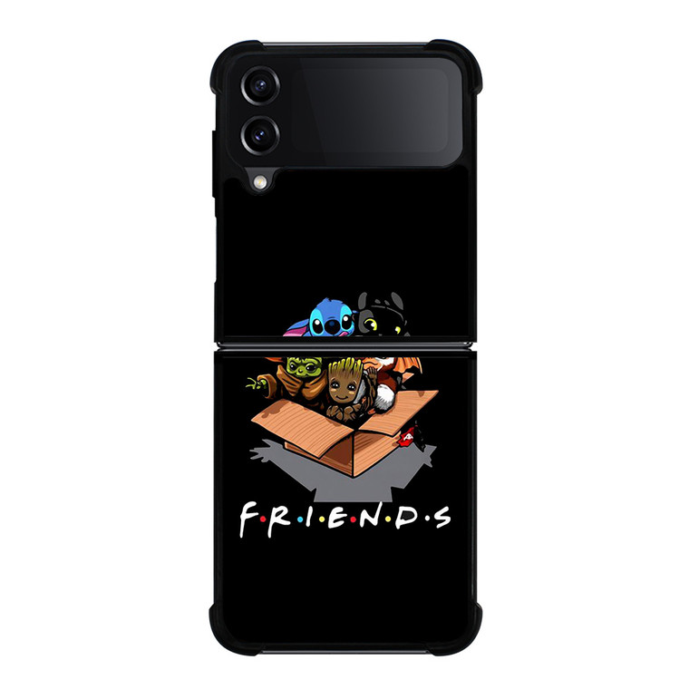 FRIENDS BABY YODA GROOT STITCH TOOTHLESS Samsung Galaxy Z FLip4 5G Case Cover FRIENDS BABY YODA GROOT STITCH TOOTHLESS Samsung Galaxy Z FLip4 5G Case Cover