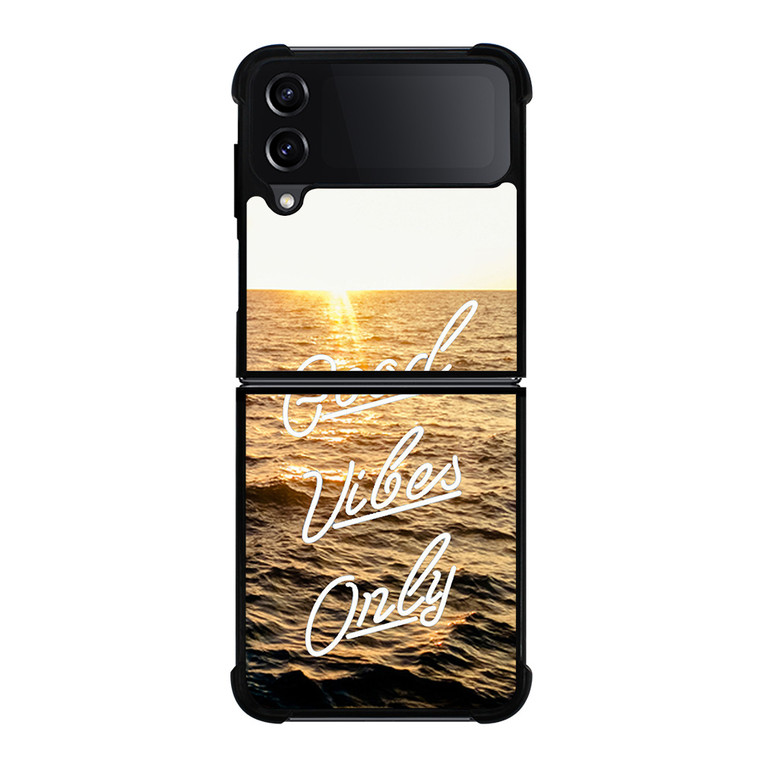 GOOD VIBES ONLY Samsung Galaxy Z FLip4 5G Case Cover
