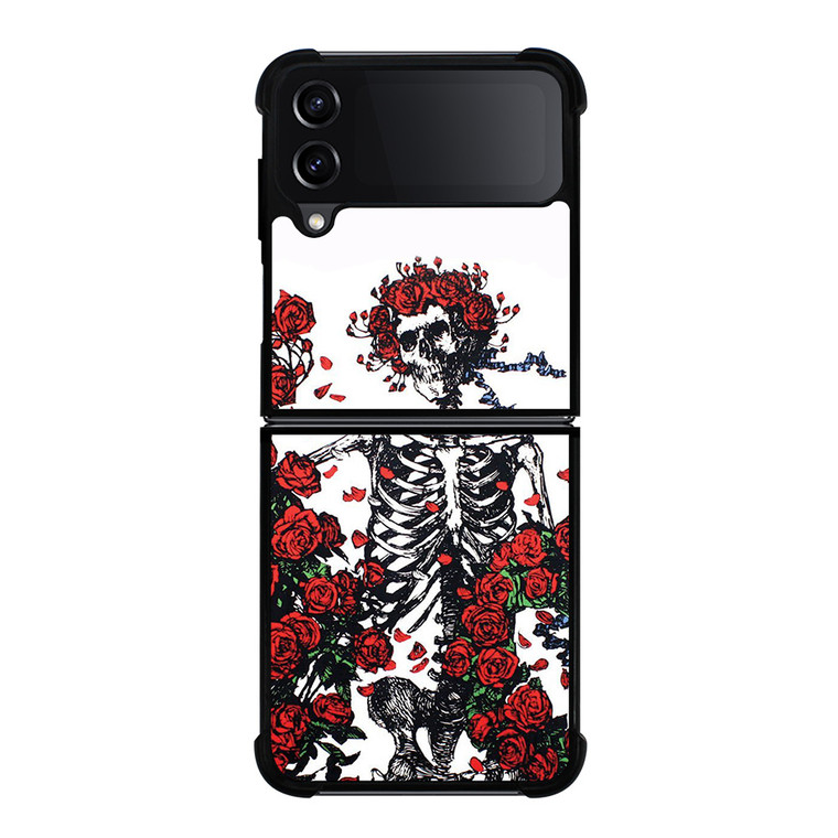 GRATEFUL DEAD BONES AND ROSES Samsung Galaxy Z FLip4 5G Case Cover