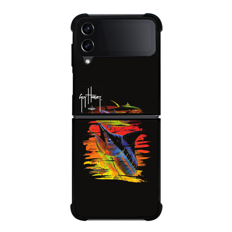 GUY HARVEY ISLAND MARLIN BOAT Samsung Galaxy Z FLip4 5G Case Cover GUY HARVEY ISLAND MARLIN BOAT Samsung Galaxy Z FLip4 5G Case Cover