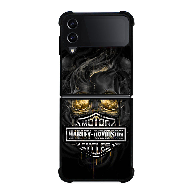 HARLEY DAVIDSON HOT SKULL Samsung Galaxy Z FLip4 5G Case Cover