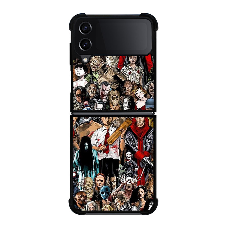 HORROR MOVIE COLLAGE Samsung Galaxy Z FLip4 5G Case Cover HORROR MOVIE COLLAGE Samsung Galaxy Z FLip4 5G Case Cover