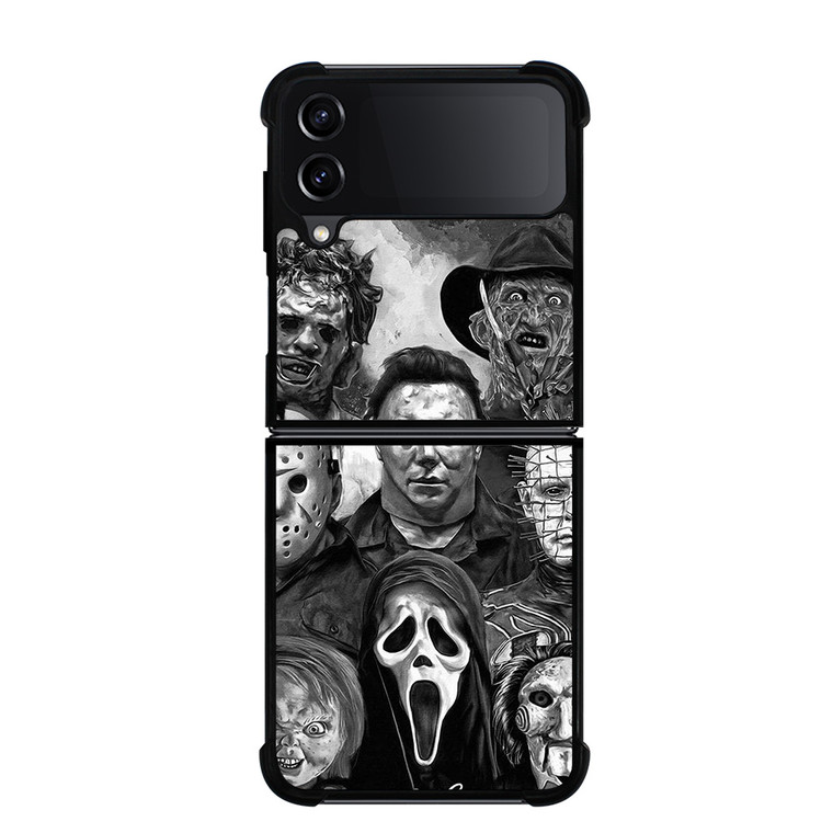 HORROR MOVIES CHARACTERS Samsung Galaxy Z FLip4 5G Case Cover HORROR MOVIES CHARACTERS Samsung Galaxy Z FLip4 5G Case Cover