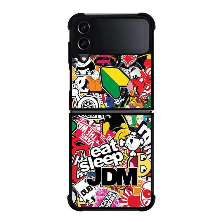 JDM STICKER BOMB Samsung Galaxy Z FLip4 5G Case Cover