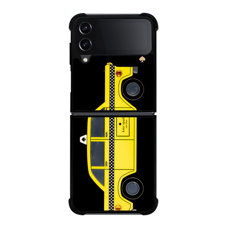 KATE SPADE TAXI Samsung Galaxy Z FLip4 5G Case Cover KATE SPADE TAXI Samsung Galaxy Z FLip4 5G Case Cover