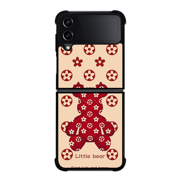 LITTLE BEAR BRICK KAWS RED Samsung Galaxy Z FLip4 5G Case Cover