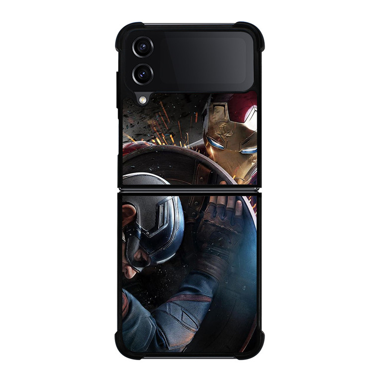 MARVEL STUDIO AVENGERS CIVIL WARS Samsung Galaxy Z FLip4 5G Case Cover MARVEL STUDIO AVENGERS CIVIL WARS Samsung Galaxy Z FLip4 5G Case Cover