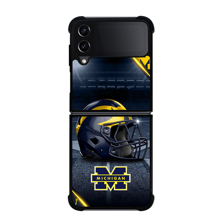 MICHIGAN WOLVERINES FOOTBALL 3 Samsung Galaxy Z FLip4 5G Case Cover