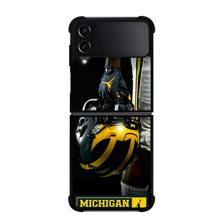 MICHIGAN WOLVERINES FOOTBALL TEAM Samsung Galaxy Z FLip4 5G Case Cover