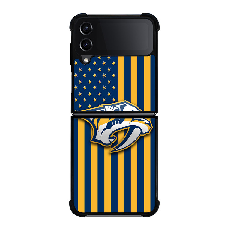 NASHVILLE PREDATORS Samsung Galaxy Z FLip4 5G Case Cover
