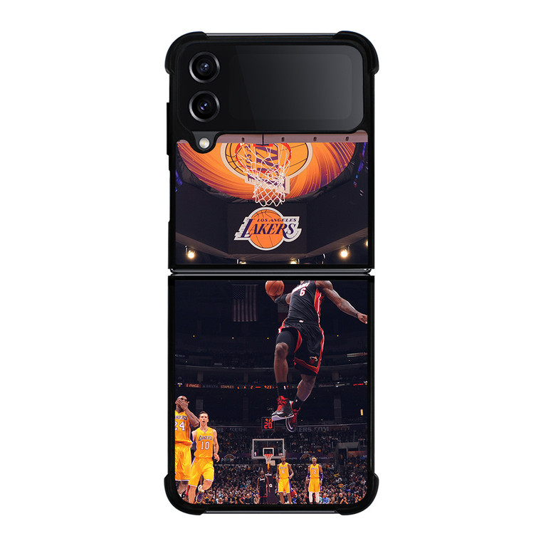 NBA LA LAKERS GAME Samsung Galaxy Z FLip4 5G Case Cover