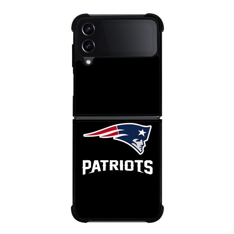 NEW ENGLAND PATRIOTS LOGO BLACK Samsung Galaxy Z FLip4 5G Case Cover