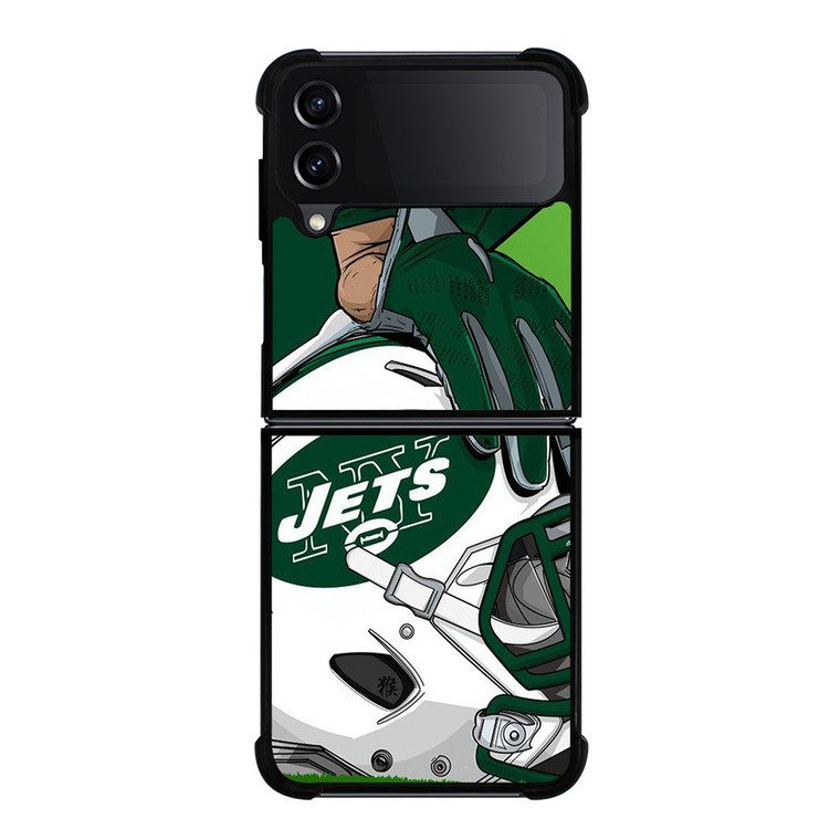 NEW YORK JETS HELMET LOGO Samsung Galaxy Z FLip4 5G Case Cover