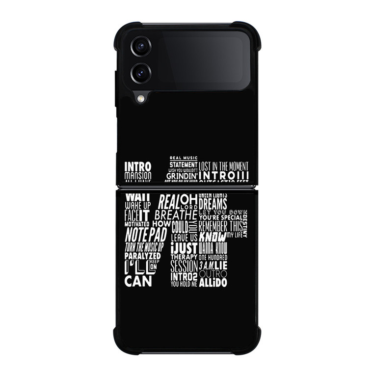 NF WORD COLLABORATION LOGO Samsung Galaxy Z FLip4 5G Case Cover