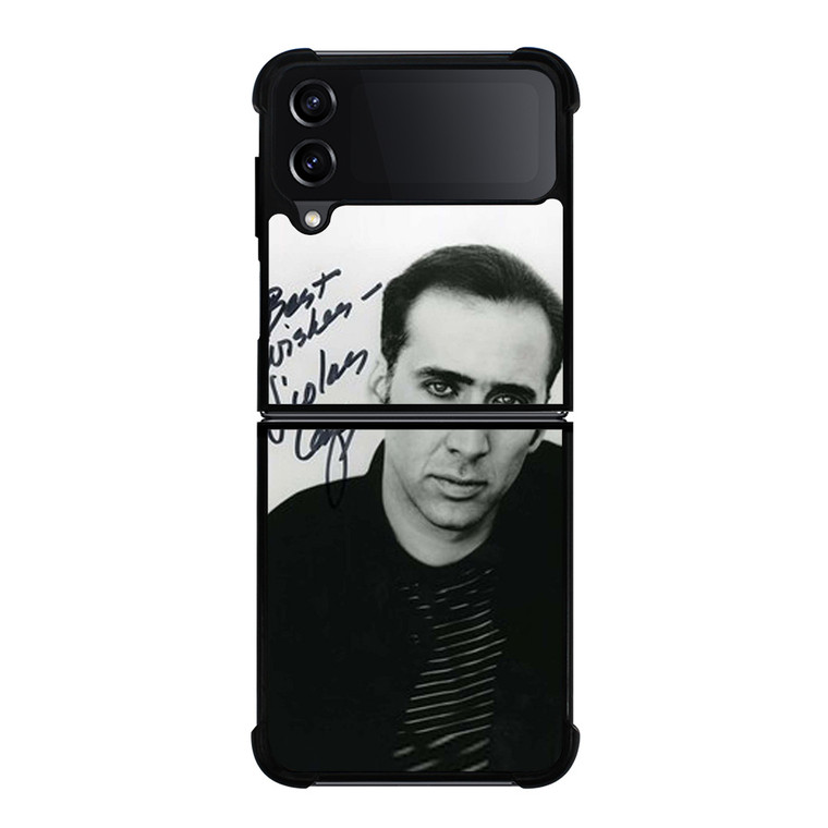 NICOLAS CAGE SIGNATURE Samsung Galaxy Z FLip4 5G Case Cover