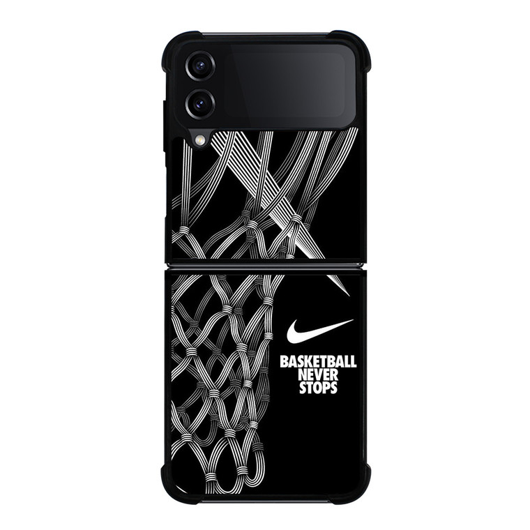 NIKE BASKETBALL NEVER STOPS ART Samsung Galaxy Z FLip4 5G Case Cover