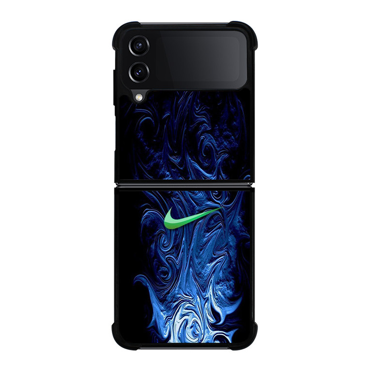 NIKE LOGO BLUE LIQUID Samsung Galaxy Z FLip4 5G Case Cover