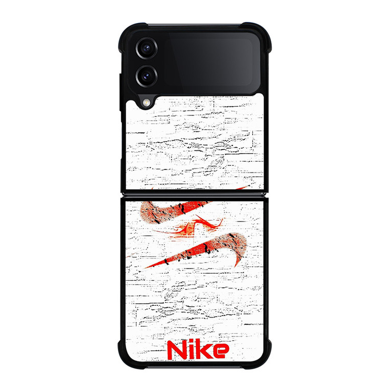 NIKE WALL PATTERN Samsung Galaxy Z FLip4 5G Case Cover NIKE WALL PATTERN Samsung Galaxy Z FLip4 5G Case Cover