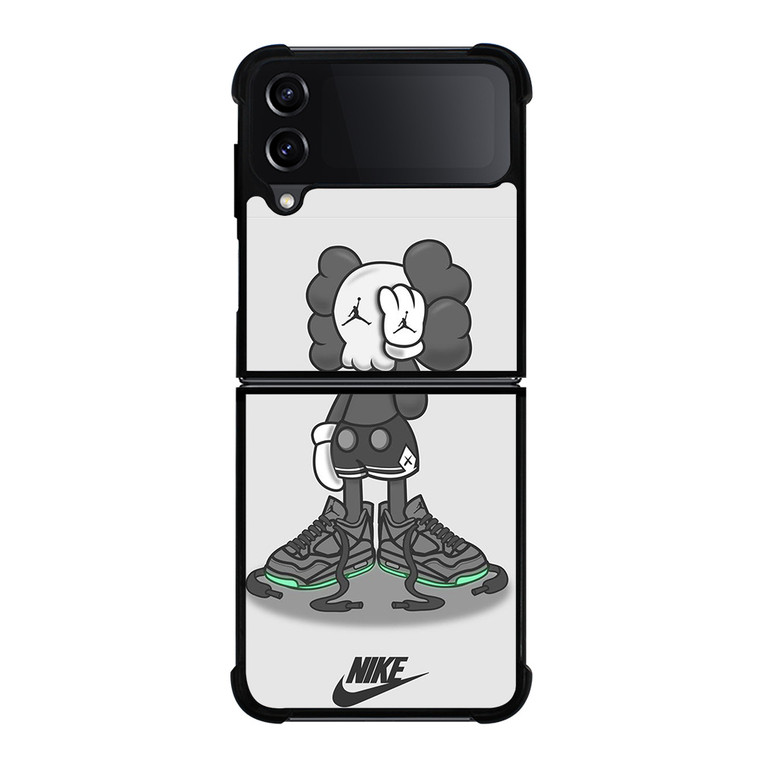 NIKE X KAWS Samsung Galaxy Z FLip4 5G Case Cover