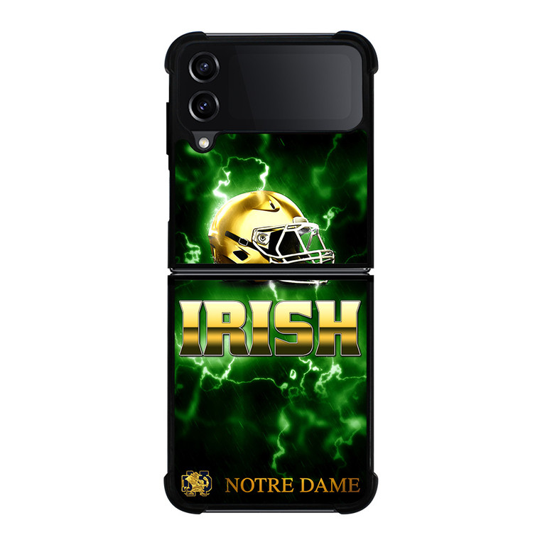 NOTRE DAME IRISH LOGO GREEN Samsung Galaxy Z FLip4 5G Case Cover