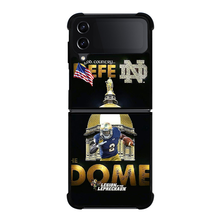 NOTRE DAME ND GOD COUNTRY Samsung Galaxy Z FLip4 5G Case Cover
