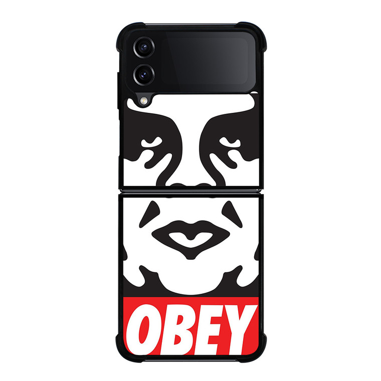OBEY CLOTHING LOGO Samsung Galaxy Z FLip4 5G Case Cover OBEY CLOTHING LOGO Samsung Galaxy Z FLip4 5G Case Cover