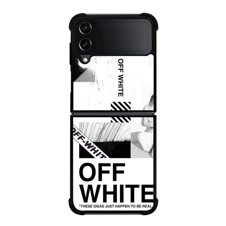 OFF WHITE ARTWORK Samsung Galaxy Z FLip4 5G Case Cover