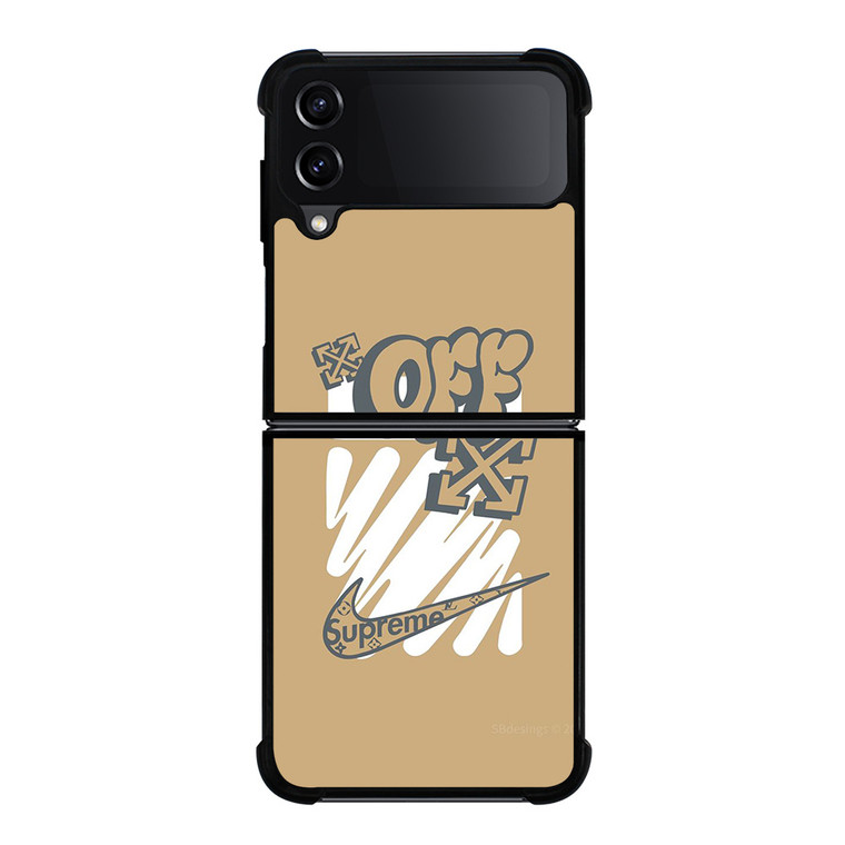 OFF WHITE NIKE SUPREME LOGO Samsung Galaxy Z FLip4 5G Case Cover OFF WHITE NIKE SUPREME LOGO Samsung Galaxy Z FLip4 5G Case Cover