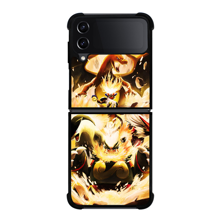 POKEMON CHARIZARD INFERNAPE Samsung Galaxy Z FLip4 5G Case Cover