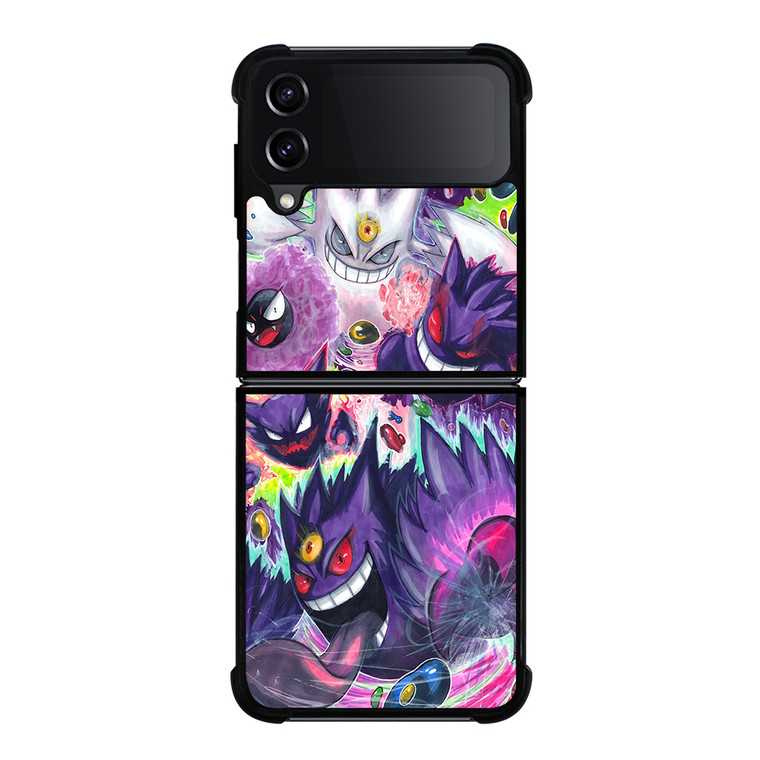 POKEMON GASTLY HAUNTER GENGAR ART Samsung Galaxy Z FLip4 5G Case Cover