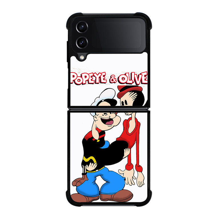 POPEYE AND OLIVE In Love Samsung Galaxy Z FLip4 5G Case Cover POPEYE AND OLIVE In Love Samsung Galaxy Z FLip4 5G Case Cover