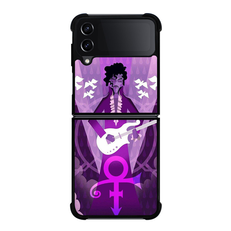PRINCE PURPLE RAIN CARTOON Samsung Galaxy Z FLip4 5G Case Cover