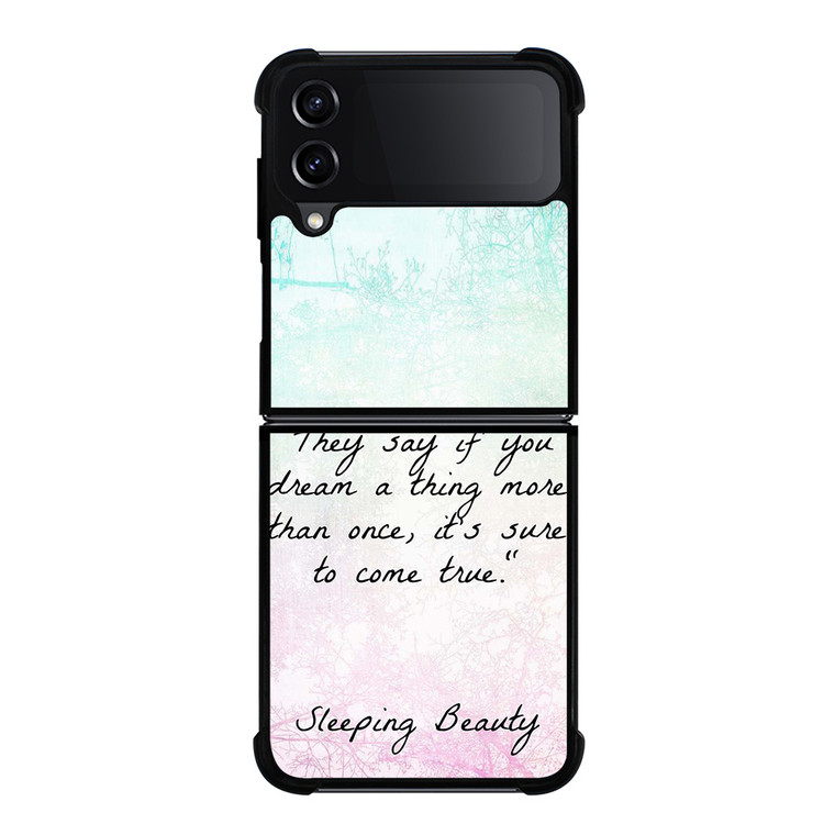 PRINCESS AURORA QUOTES Samsung Galaxy Z FLip4 5G Case Cover