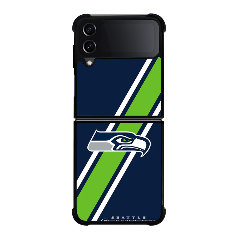 SEATTLE SEAHAWKS LOGO FOOTBALL TEAM Samsung Galaxy Z FLip4 5G Case Cover