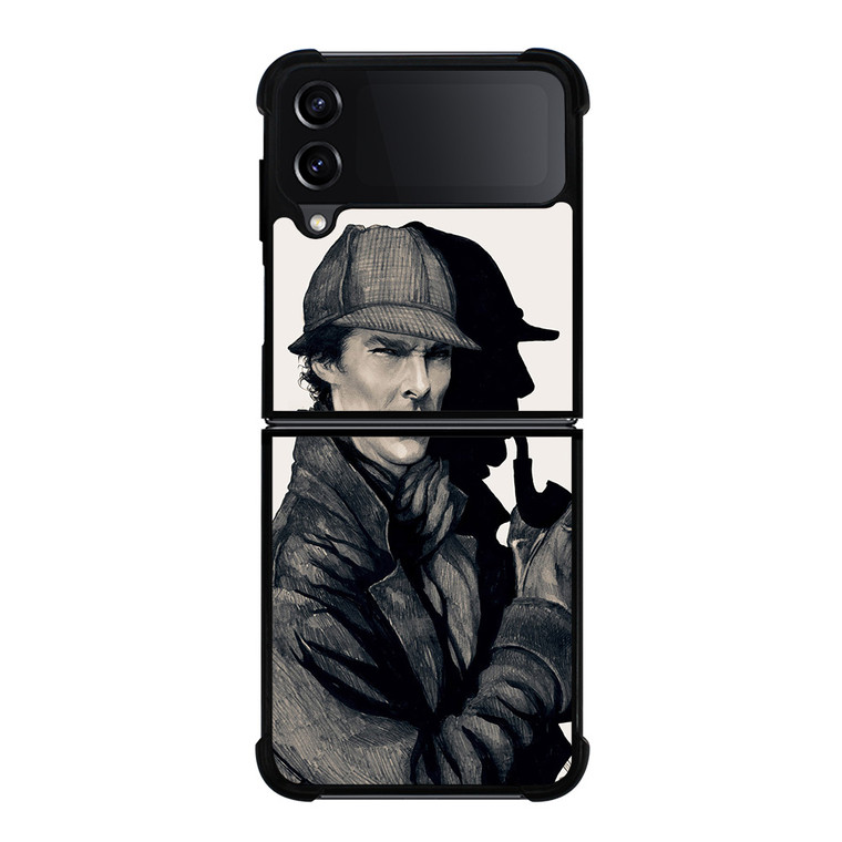 SHERLOCK HOLMES ART Samsung Galaxy Z FLip4 5G Case Cover