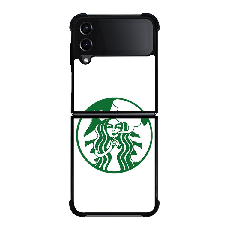 STARBUCKS MARIJUANA ART Samsung Galaxy Z FLip4 5G Case Cover