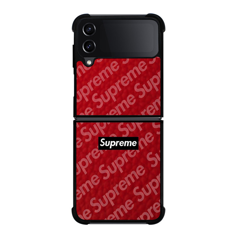 SUPREME LOGO COLLAGE Samsung Galaxy Z FLip4 5G Case Cover SUPREME LOGO COLLAGE Samsung Galaxy Z FLip4 5G Case Cover
