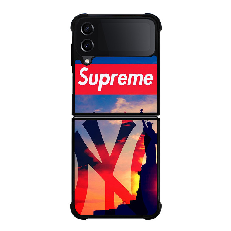 SUPREME NEW YORK LOGO Samsung Galaxy Z FLip4 5G Case Cover